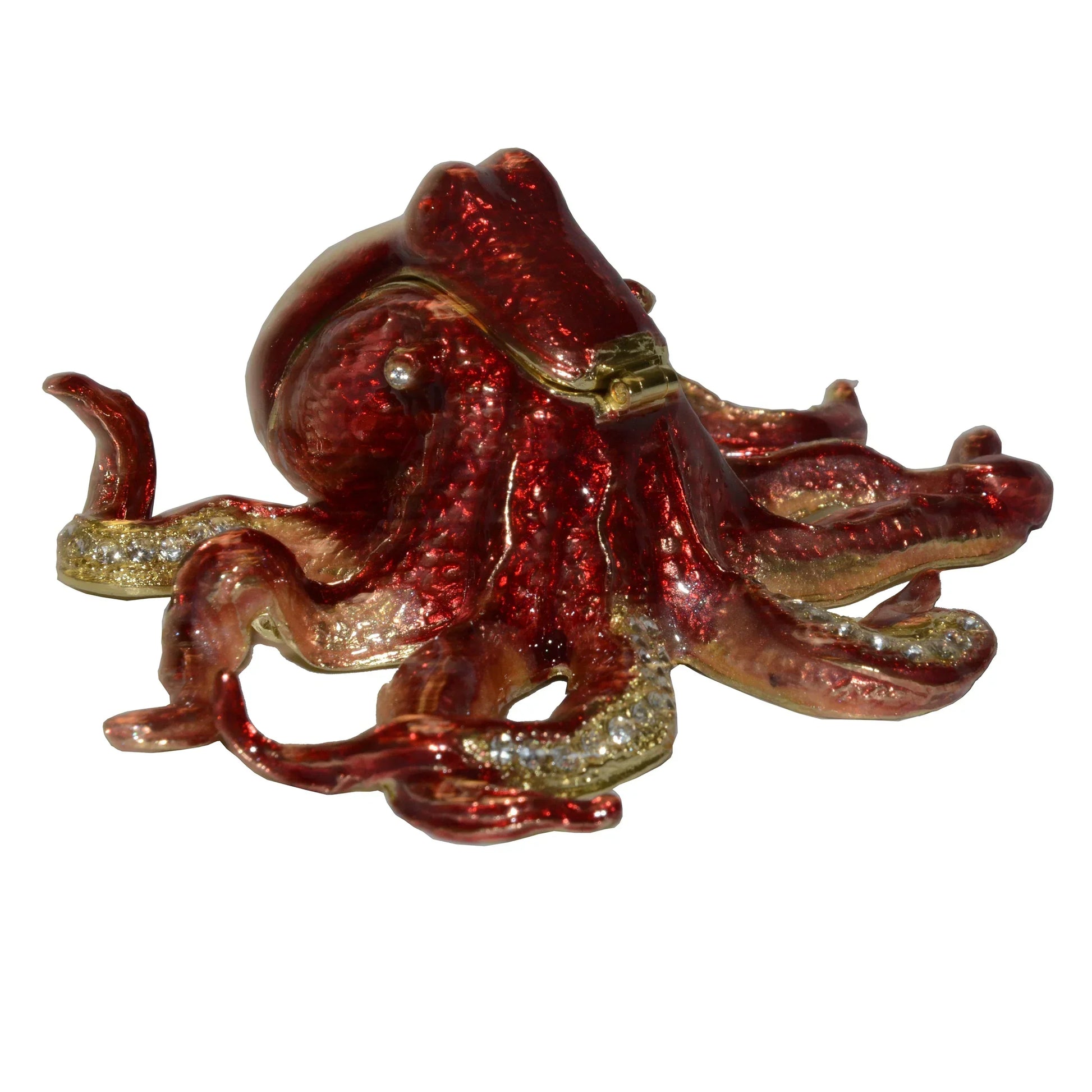Octopus Bejeweled Enamel Trinket-3