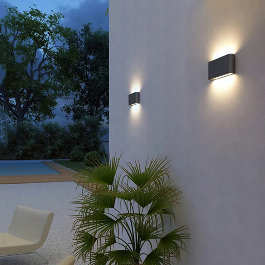 Elegant LED Outdoor Waterproof Wall Light - Stylish Porch Lighting Fixture-3