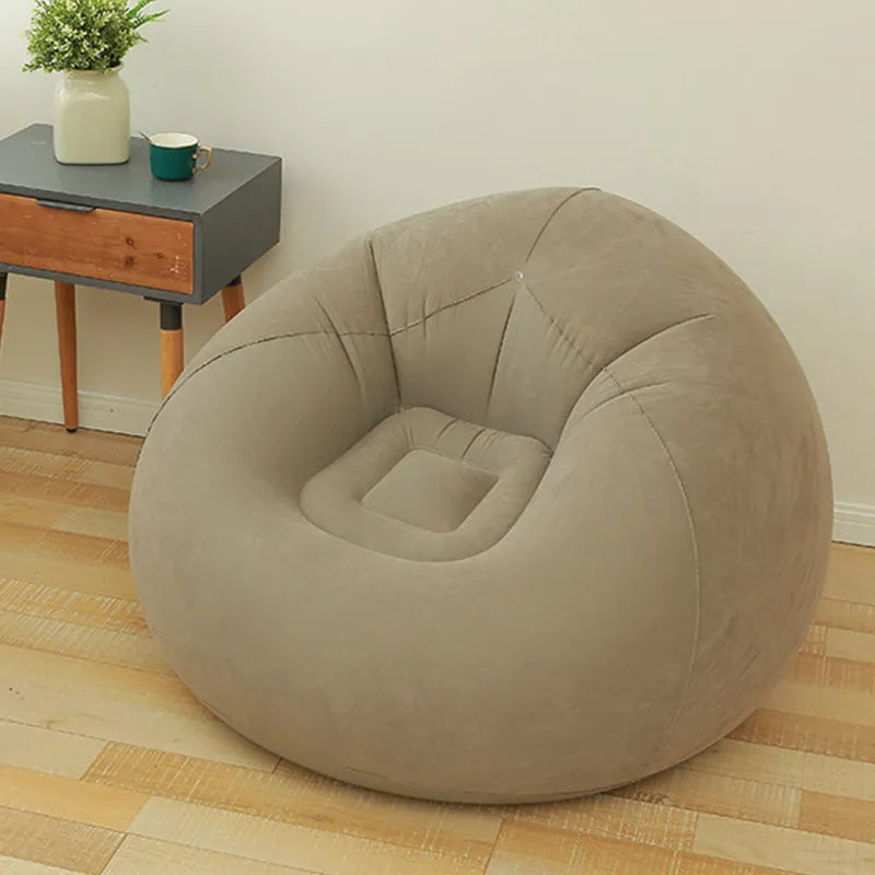 Inflatable PVC Lounger Sofa - Comfortable Single-Seater for Living Room-2