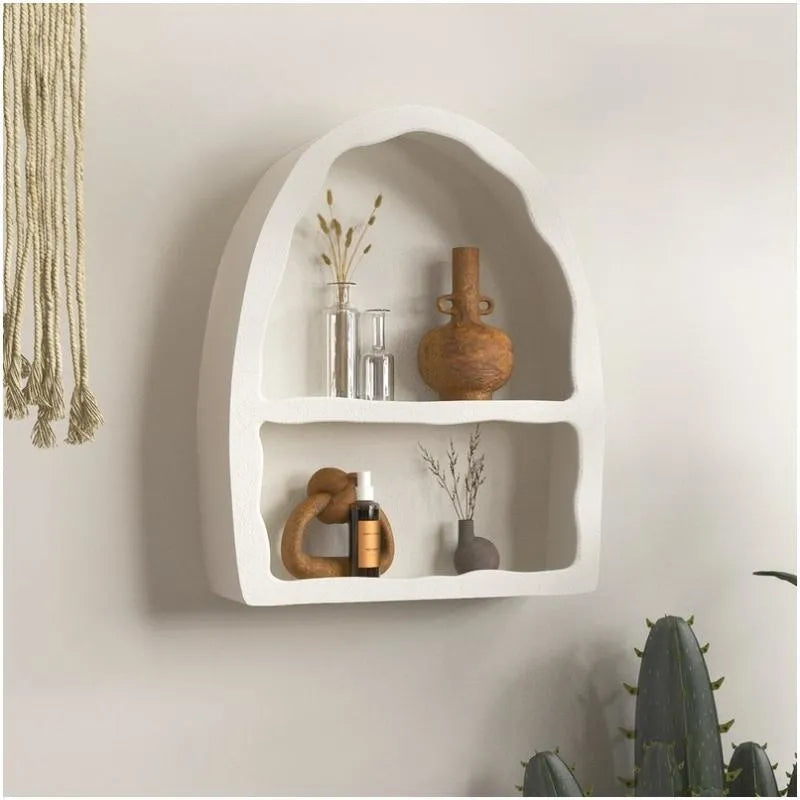Nordic Arched Wall Cabinet: Stylish Living Room Storage-1