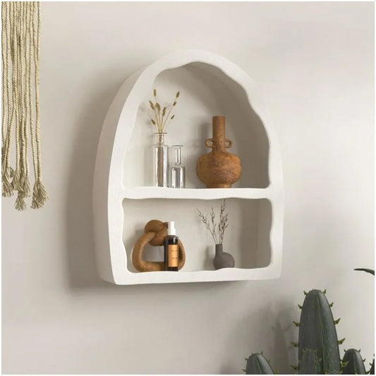 Nordic Arched Wall Cabinet: Stylish Living Room Storage-1