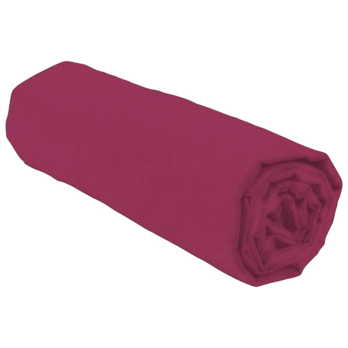 Fitted bottom sheet Lovely Home LH71607 Fuchsia Rose 180 x 200 + 35 cm-0