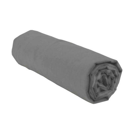 Fitted bottom sheet HOME LINGE PASSION HP71766 Grey Anthracite 140 x 190 + 30 cm-0
