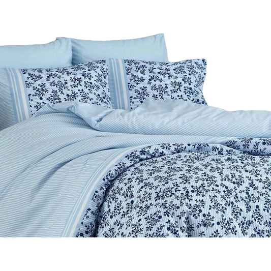 Duvet cover set Blue Super king 3 Pieces-0