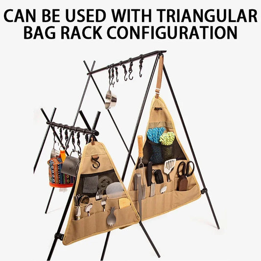 Outdoor Camping Hanging Rack Folding Tripod-1