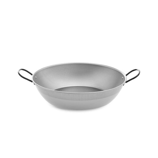 Deep Pan with Handles Vaello Polished Steel (Ø 30 cm)-0