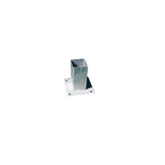 Base for beach umbrella Faura f50003 Squared Galvanised Steel 9 x 9 x 15 cm M10-0
