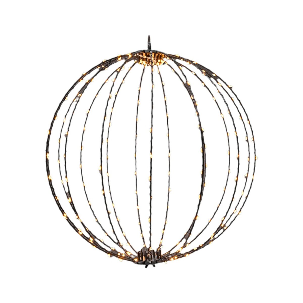 Lighting decoration Lumineo Black Metal 220 V Ø 38 cm-0