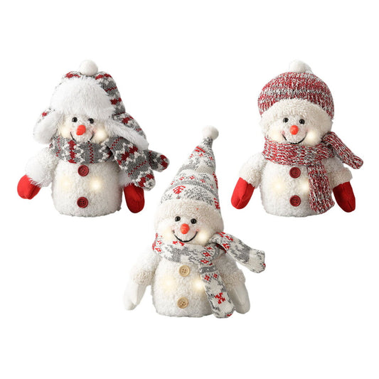 LED Snowman Christmas Decoration Lumineo 11 x 8 x 18 cm-0