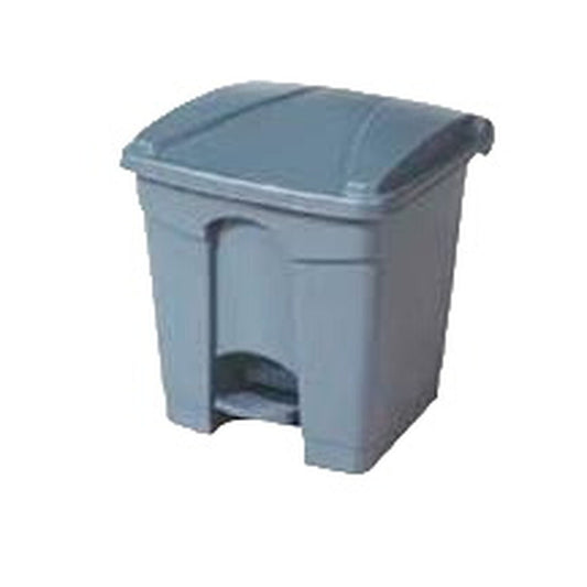 Rubbish bin Grey Plastic Rectangular 30 L-0