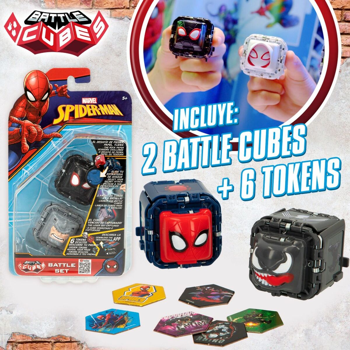 Skills game Spider-Man Battle Cubes (12 Units)-5
