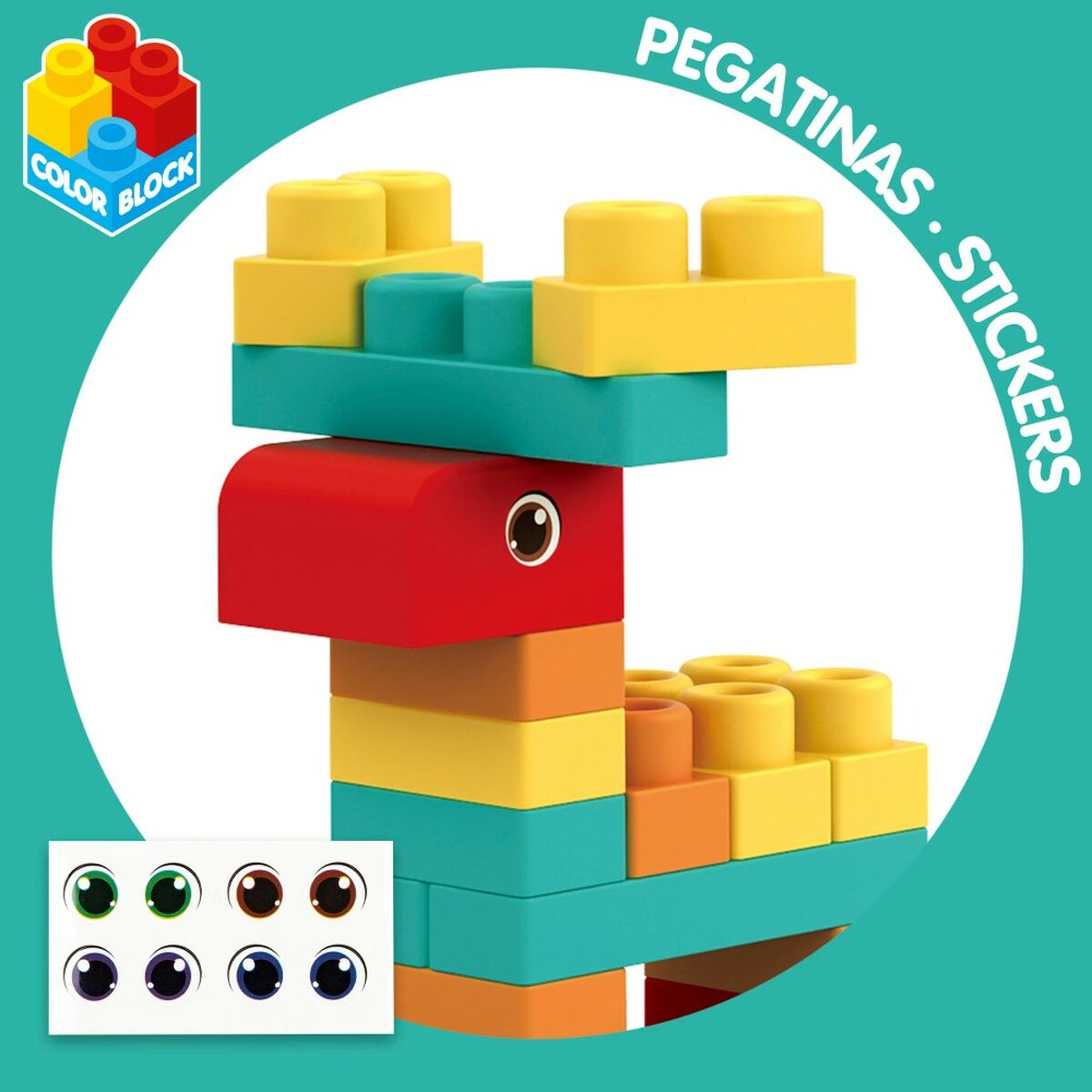 Construction set Color Block 52 Pieces (4 Units)-2
