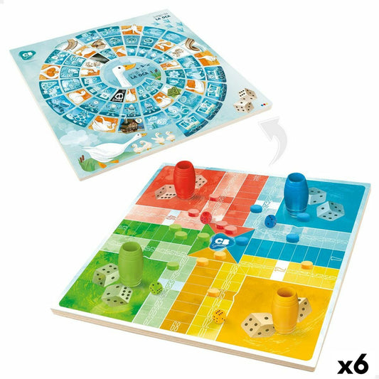 Parchís and Oca Board CB Games 25 x 1 x 25 cm (25 Pieces) (6 Units)-0