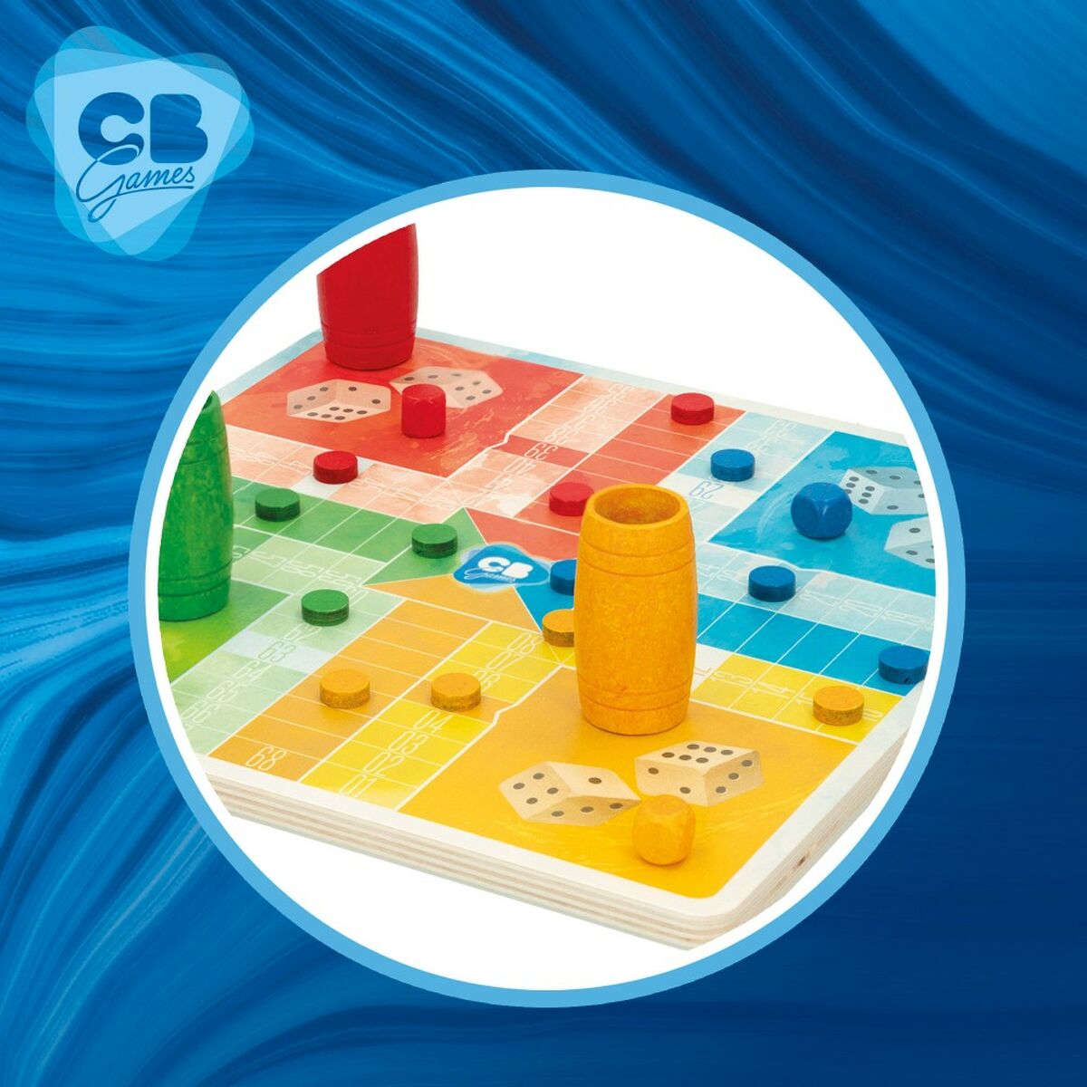 Parchís and Oca Board CB Games 25 x 1 x 25 cm (25 Pieces) (6 Units)-4