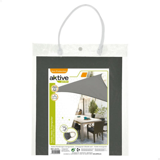 Shade Sail Aktive Grey 500 x 0,5 x 500 cm Triangular (4 Units)-1