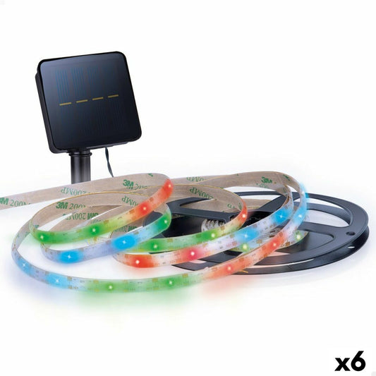 Strip of lights Aktive LED Multicolour Garden 3 m (6 Units)-0