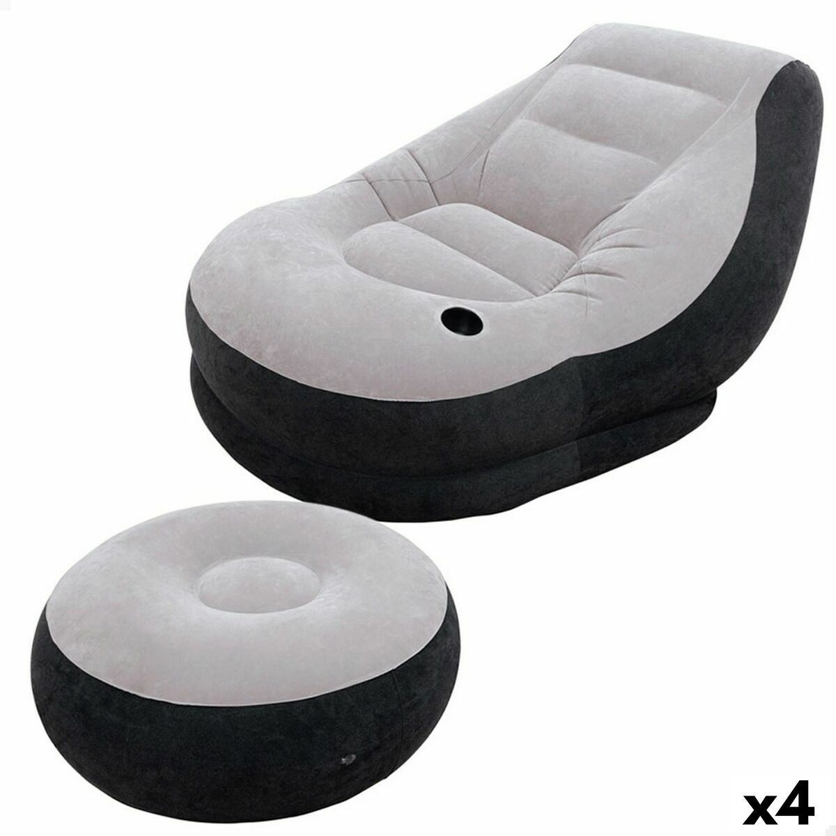 Inflatable Armchair Intex ULTRA LOUNGE 99 x 76 x 130 cm (4 Units)-0