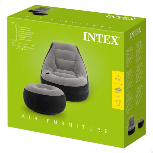 Inflatable Armchair Intex ULTRA LOUNGE 99 x 76 x 130 cm (4 Units)-1