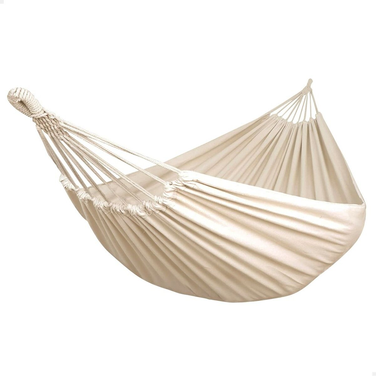 Hanging Hammock Aktive Beige 220 x 150 cm (2 Units)-6