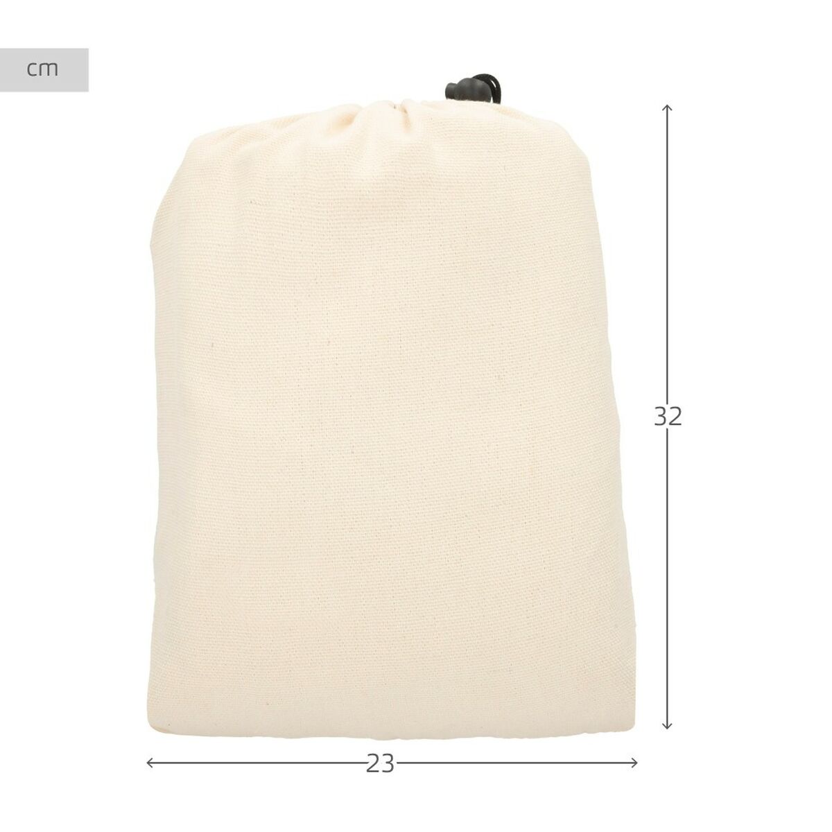 Hanging Hammock Aktive Beige 220 x 150 cm (2 Units)-2