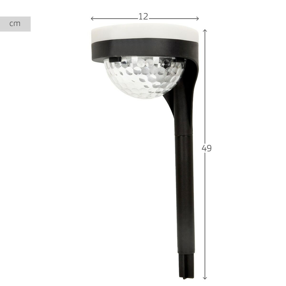 Set of solar garden lights Aktive 2 Pieces polypropylene 11 x 49 x 12 cm (4 Units)-3
