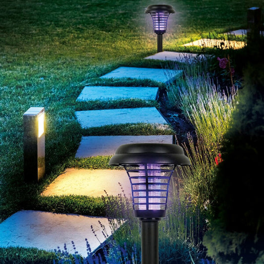 Solar garden lights Aktive polypropylene 14 x 42 x 14 cm (4 Units)-1