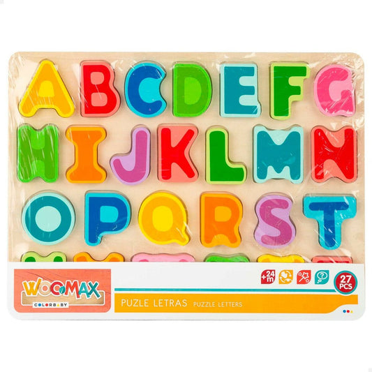 Child's Wooden Puzzle Woomax + 2 Years 27 Pieces (12 Units)-1