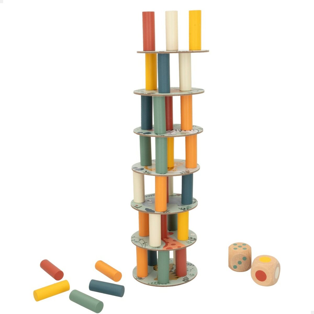 Construction set Woomax 36 Pieces (6 Units)-6