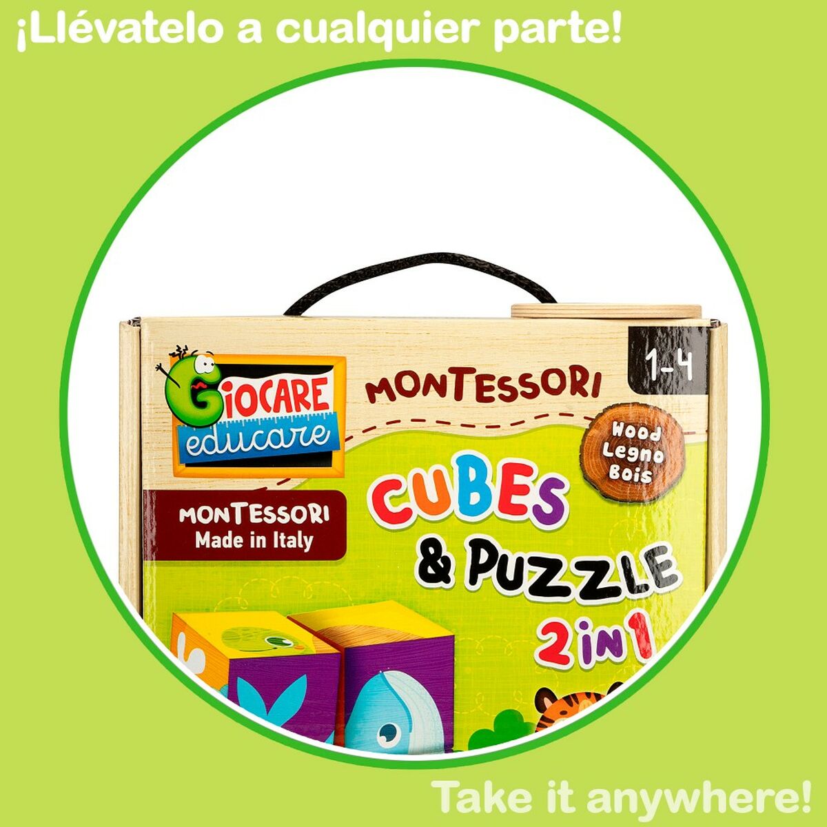 3D Puzzle Lisciani Giochi 22 x 23 x 1 cm animals 4 Pieces (6 Units)-2