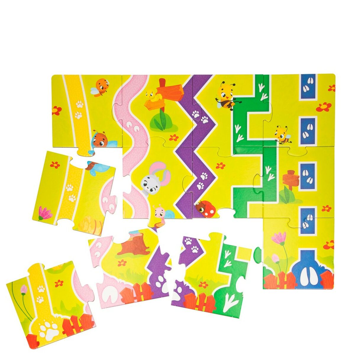 Child's Puzzle Lisciani Giochi 48 x 1 x 36 cm Farm 12 Pieces 27 Pieces (6 Units)-4