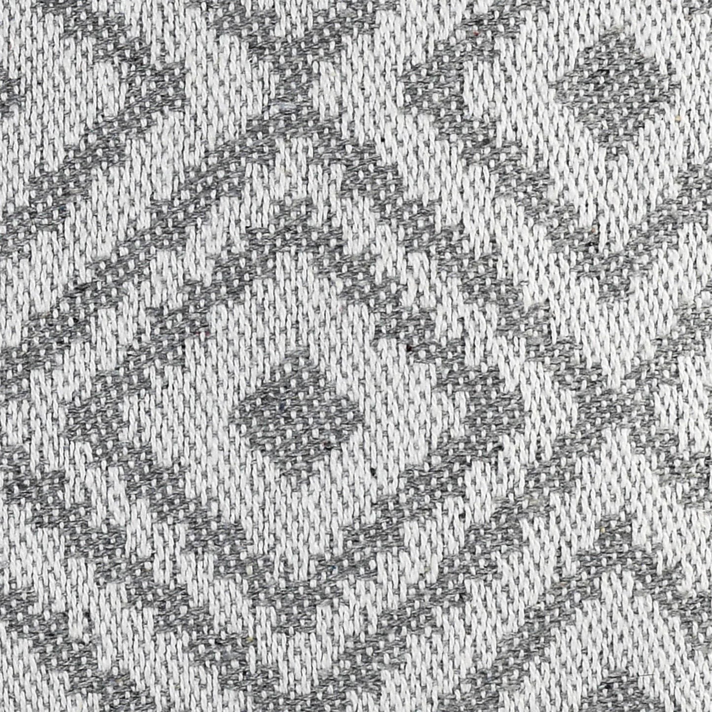 Grey Linen Cushion Cover | 45x45cm | Geometric Pattern | Modern Home Decor-1
