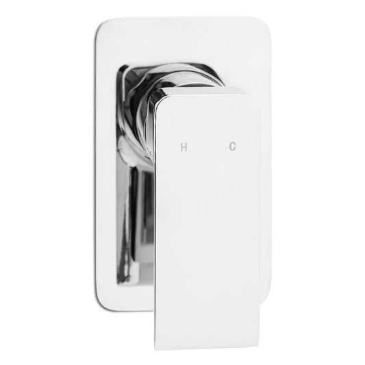 NNEDSZ WElS 8 Rain Shower Head Mixer Square High Pressure Wall Arm DIY Chrome-1