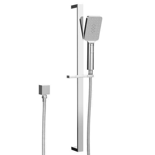 NNEDSZ Handheld Shower Head Set 3.1'' High Pressure Silver-0