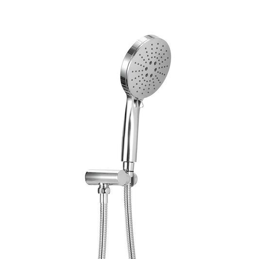 NNEDSZ Handheld Shower Head Holder 4.7'' High Pressure Silver-0