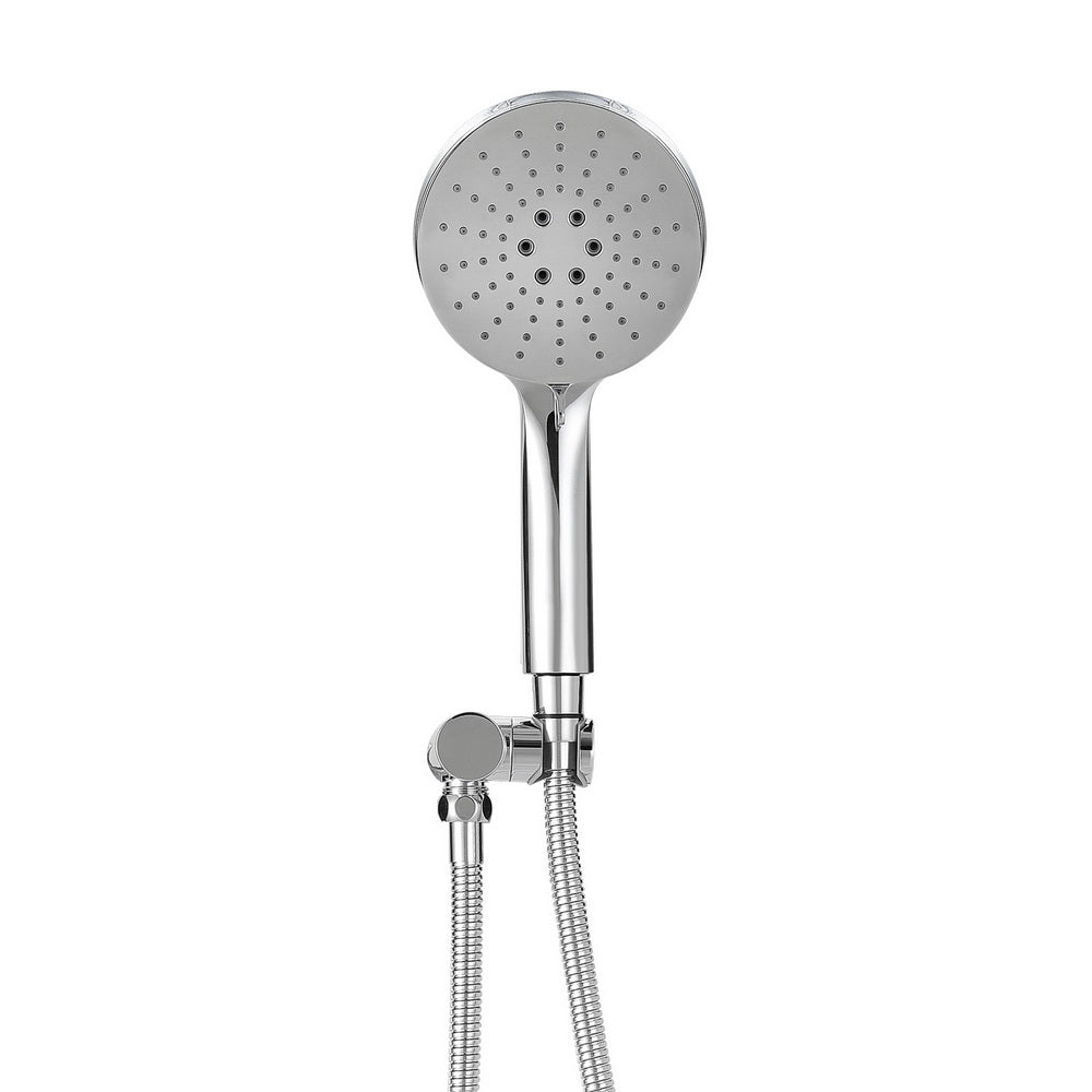 NNEDSZ Handheld Shower Head Holder 4.7'' High Pressure Silver-2