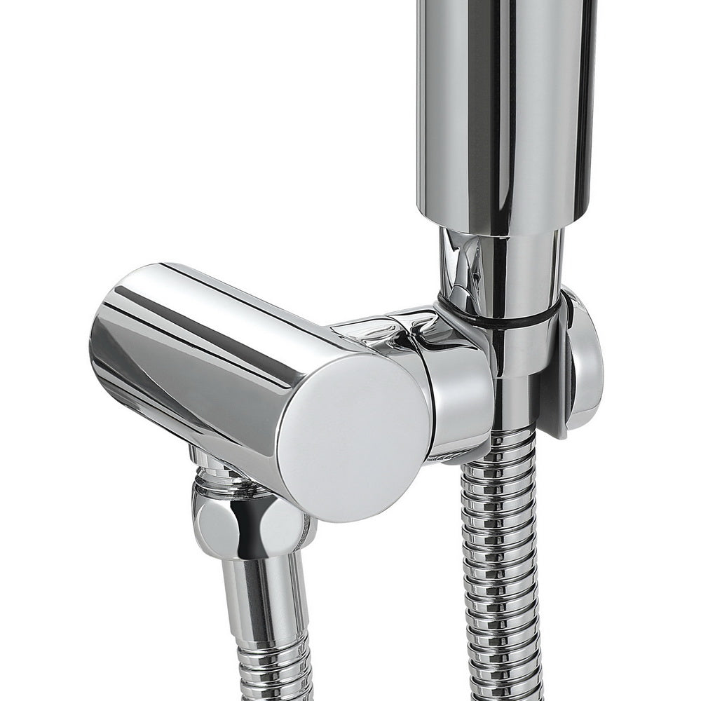 NNEDSZ Handheld Shower Head Holder 4.7'' High Pressure Silver-4