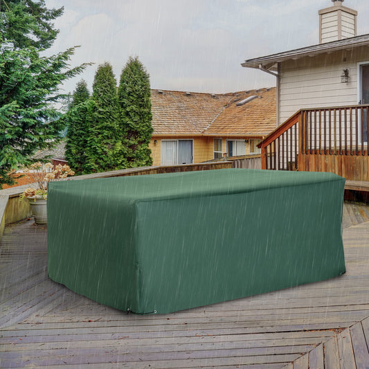 Garden Furniture Cover Waterproof 600D Oxford Fabric Green-1