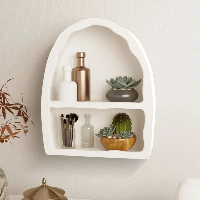 Nordic Arched Wall Cabinet: Stylish Living Room Storage-3