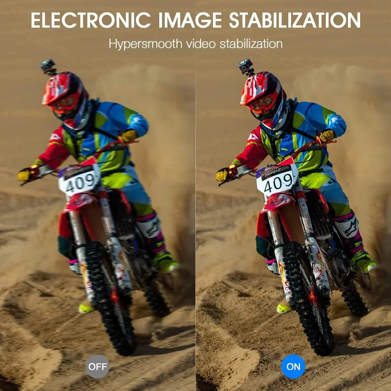 5K Ultra HD Action Camera with Electronic Stabilization Grey-4