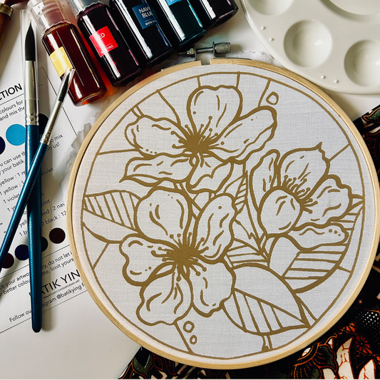 Classic Batik Craft Kit - Sakura-0