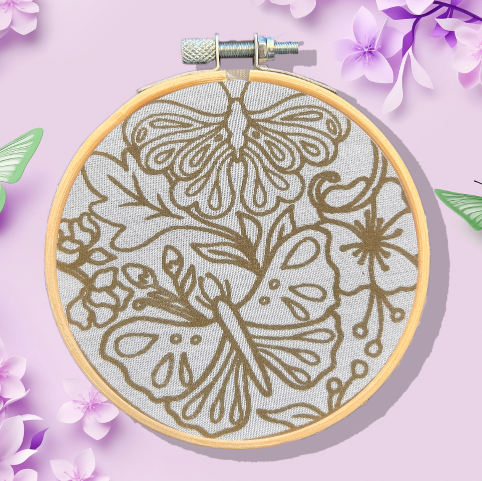 Mini Batik Craft Kit - Flutter By, Butterfly-1