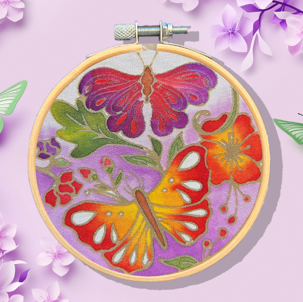 Mini Batik Craft Kit - Flutter By, Butterfly-0