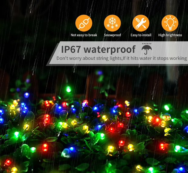 Outdoor Solar String Fairy Lights-3
