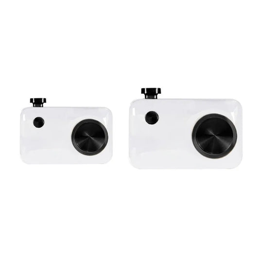 Crystal Camera Sculpture: Elegant Living Room and Office Decor-1
