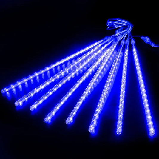 Colorful 50CM LED Meteor Shower Rain Lights for Festive Christmas Decor-1