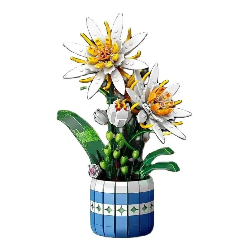 Flower Bonsai Building Blocks Epiphyllum Plant-0