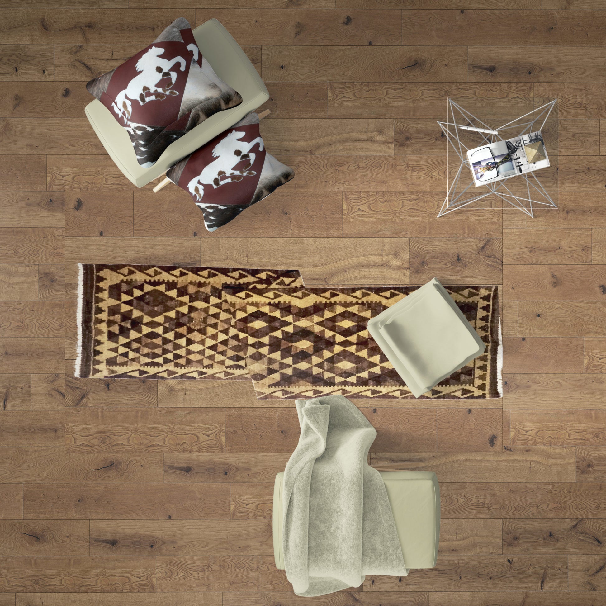 Semi Antique Style runner
