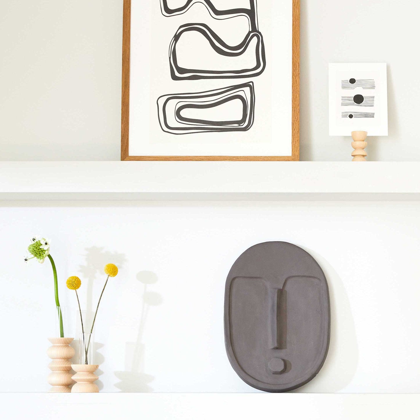 Totem Wooden Vase - Short Nº 3-3