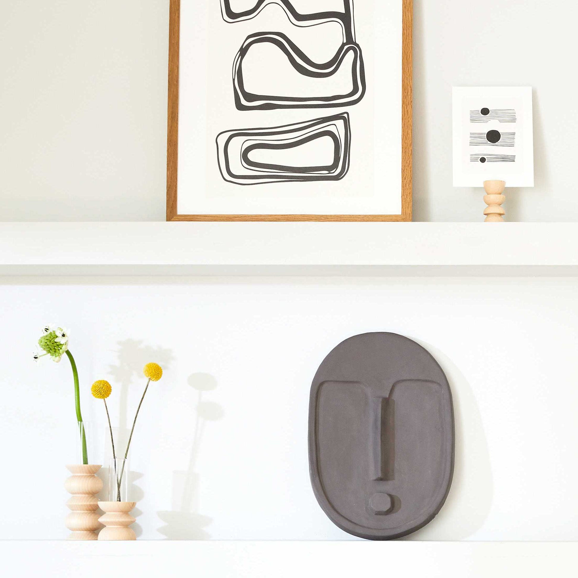 Totem Wooden Vase - Short Nº 3-3