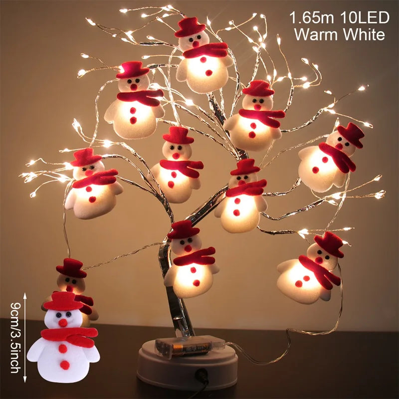 Snowman Christmas LED Garland String Light-2